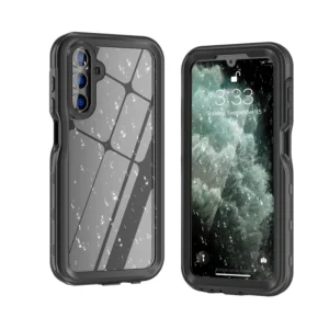 Waterproof Rugged Shockproof Tpu Pc Rubber Silicone Mobile Phone case with Strap Screen Protector for iphone 16 15 14 13 12 11