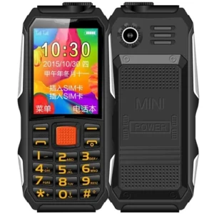 Waterproof Shockproof Dustproof 2800mAh Battery 1.8 Inch Triple Proofing Elderly Phone Button Rugged Mobile Cell Phone