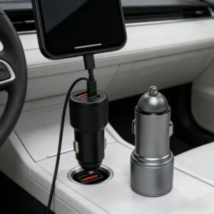 Wear Resistant Vehicle Charging Adapter Multi Interface Car Fast Charging USB Car Phone Charger Car Charger