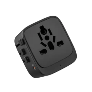 Wontravel Universal Travel Adapter 1USB+3 Type C Ports CE/FCC Certified 100-240V Input Safety 5V 3400mA Charger All One