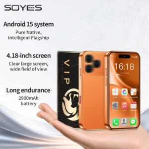 Xs19pro Card Size Smartphone 4.18inch 6G+128G Android 15.0 Octa Core 20MP Global 4G Smart Cell Phone
