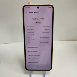 Z Flip6 5G Android Smartphone Dual SIM 256GB 512GB Brand New High Quality Euro Version English Operating Language Octa Core CPU