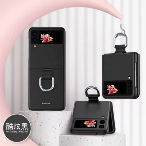 galaxy Z Flip 5 Flip 6 case Pc Finger Ring Folding Cell Phone case for samsung galaxy Z Flip 3 Z Flip4 Fold6