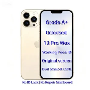 iPhone 13 Pro Max Gold 128GB Original Smartphone Mobile Phone Global Unlocked Bulk