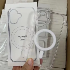 iPhone 18 Pro Max Magnetic Transparent Phone Case Acrylic Clear Shockproof Cell Phone Case for iPhone 17 16 15 14 13 Pro Max